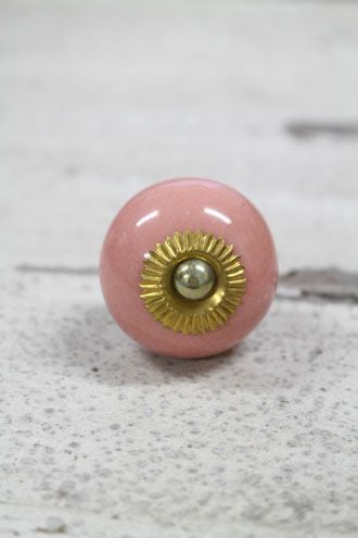 セラミックノブ・プレーン 陶器製 手作り 引き出し、戸棚に取り付け可能の取っ手