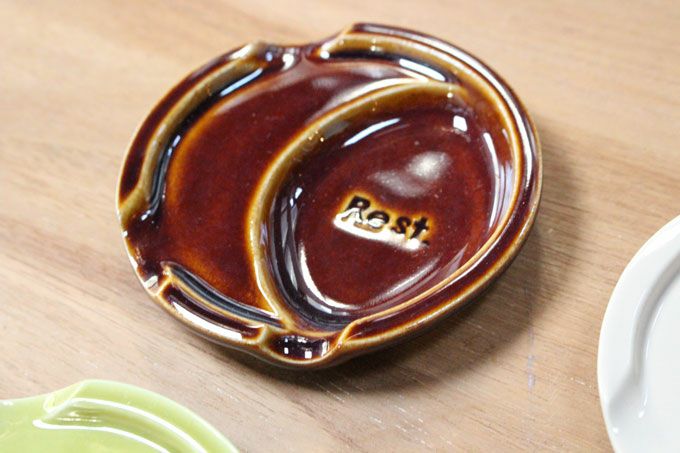 カトラリーが置ける箸休めスプーン＆箸置き茶7