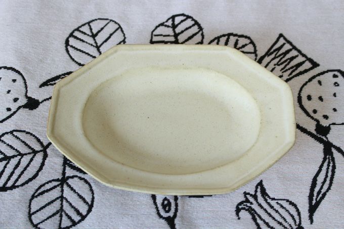 益子焼・やさしいうつわ オクトゴナル/八角形皿 取皿 ３色展開 わかさま陶芸 若林健吾