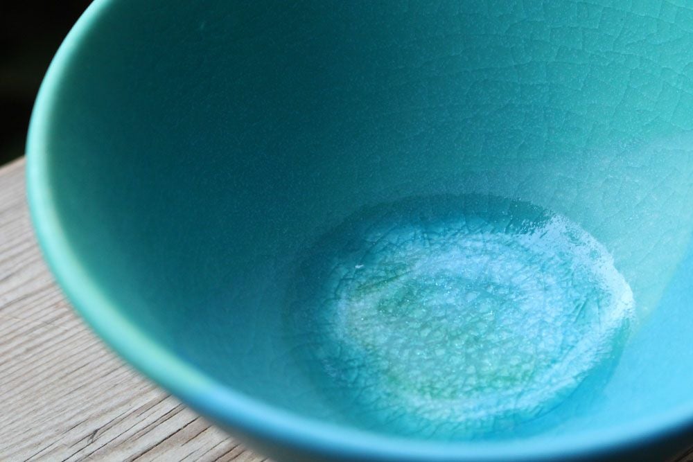 飯沼耕市の青が美しい茶碗5