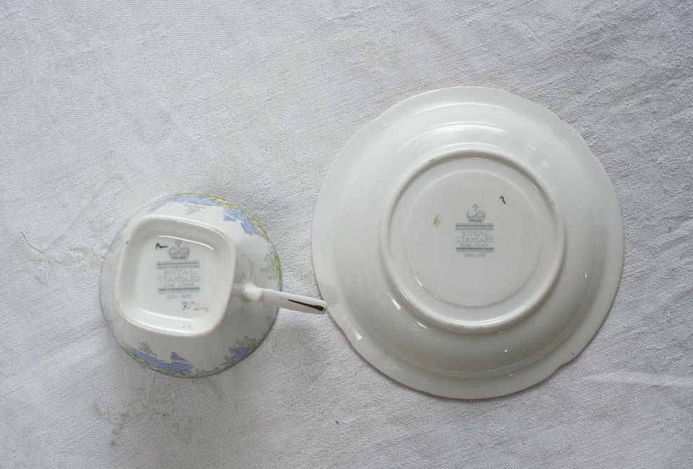 アンティーク・カップ&ソーサー/RoyalStandardのバックスタンプ6