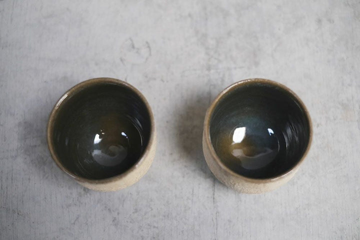 笠間焼・横田篤徳　くみだし/作家のうつわ 和食器 CRAFT BORO×BORO 湯呑み3