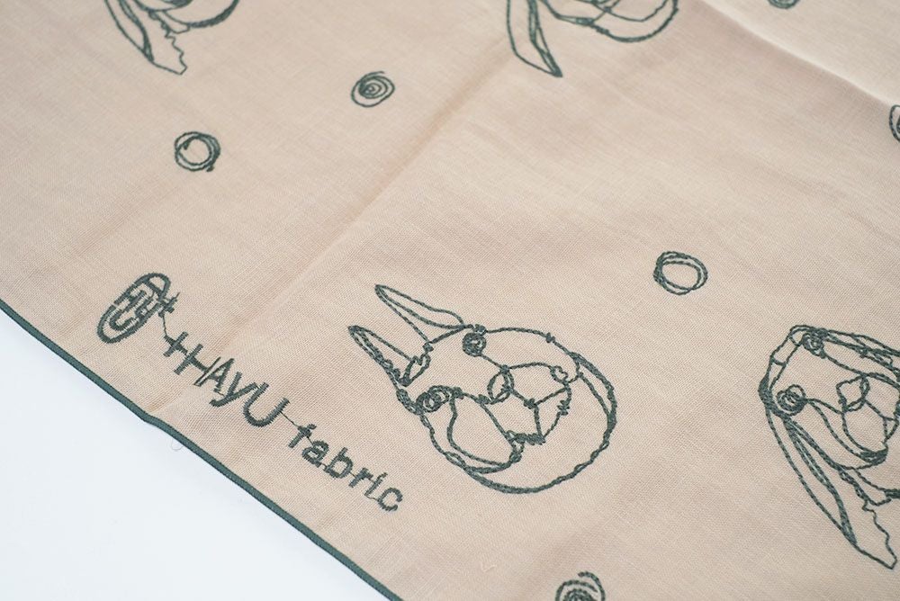 +HAyU fabric ハンカチ