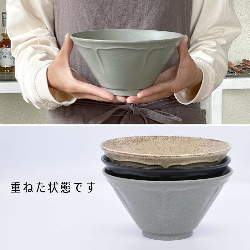 おしゃれなどんぶり 美濃焼レリーフ1