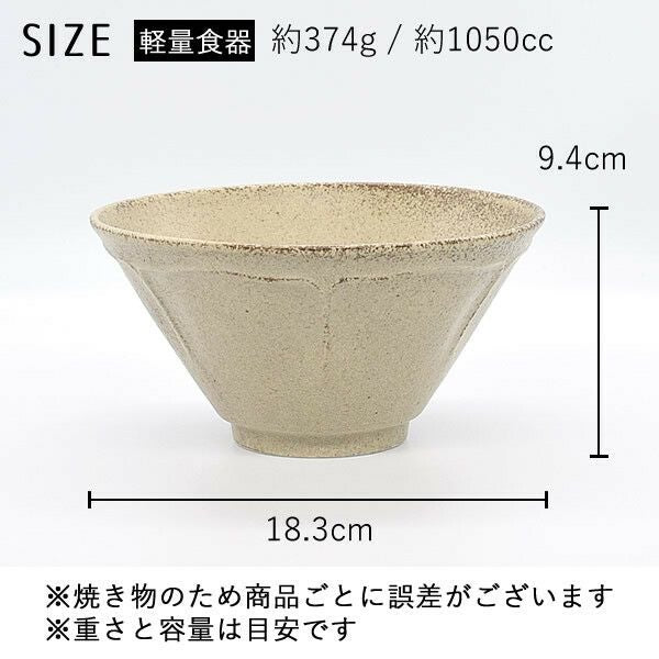 軽量化どんぶり 美濃焼レリーフ5