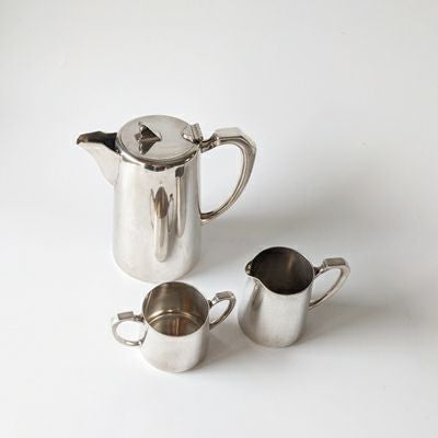 ヴィンテージ シルバープレートティーセット モダン Mappin&webb ティーポット