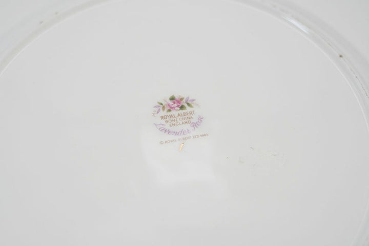 ヴィンテージ Royal Albertディナープレート/lavender rose イギリス　ロイヤルアルバート 食器バックスタンプ5