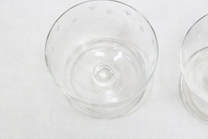 ヴィンテージ サンデーグラス アイスクリームカップ イギリス 星55