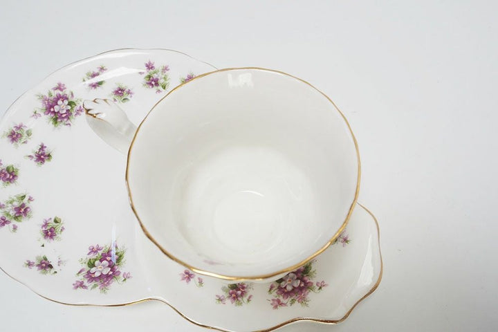 ヴィンテージROYAL ALBERT(ロイヤルアルバート)カップ＆ソーサ Sweet violet イギリス バイオレット 菫22