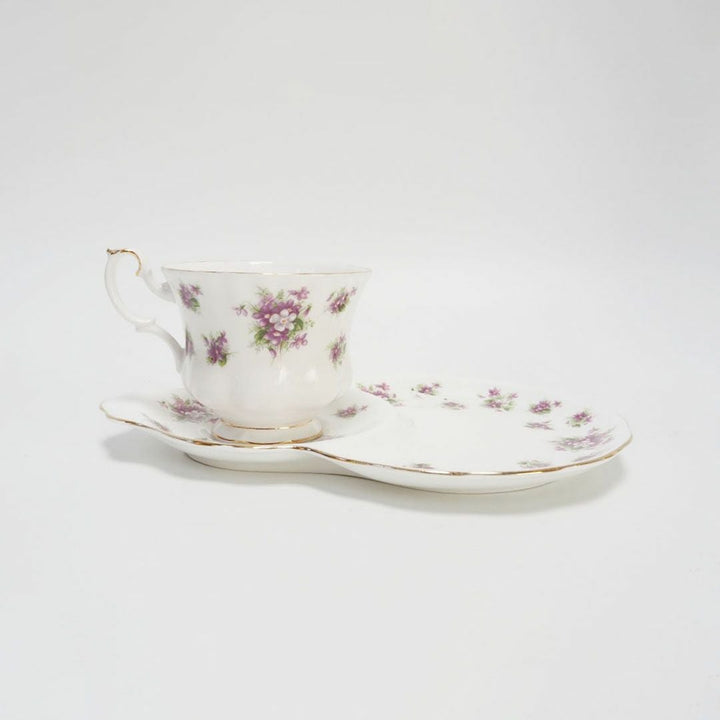 ヴィンテージROYAL ALBERT(ロイヤルアルバート)カップ＆ソーサ Sweet violet イギリス バイオレット6