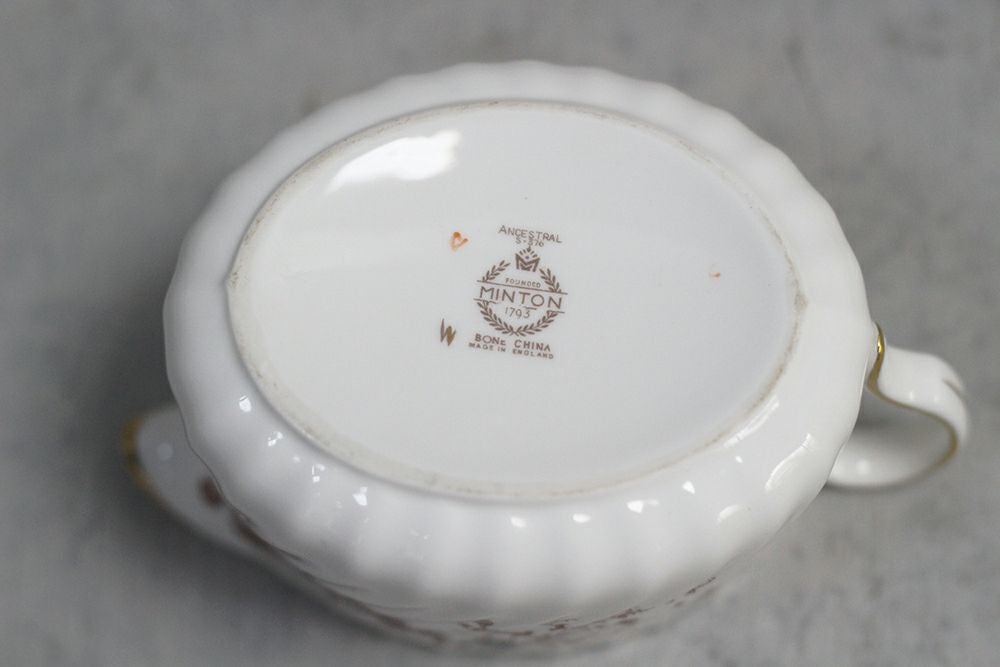 ヴィンテージ MINTON アンセストラルミルクポット ミルクジャグ ミルクピッチャー5