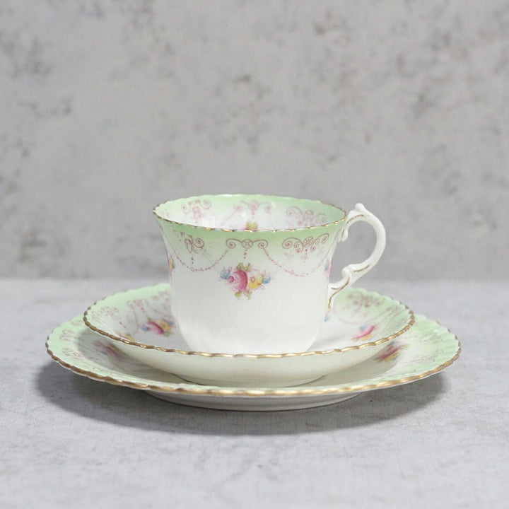 アンティークティーカップトリオ イギリス ROYAL ALBERT CROWN CHINA陶器9