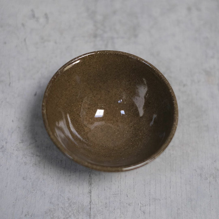 茶碗 2個セット 茶色 円形 美濃焼 ドット茶碗 ブラウン 飯椀 の通販 おしゃれな食器・キッチン