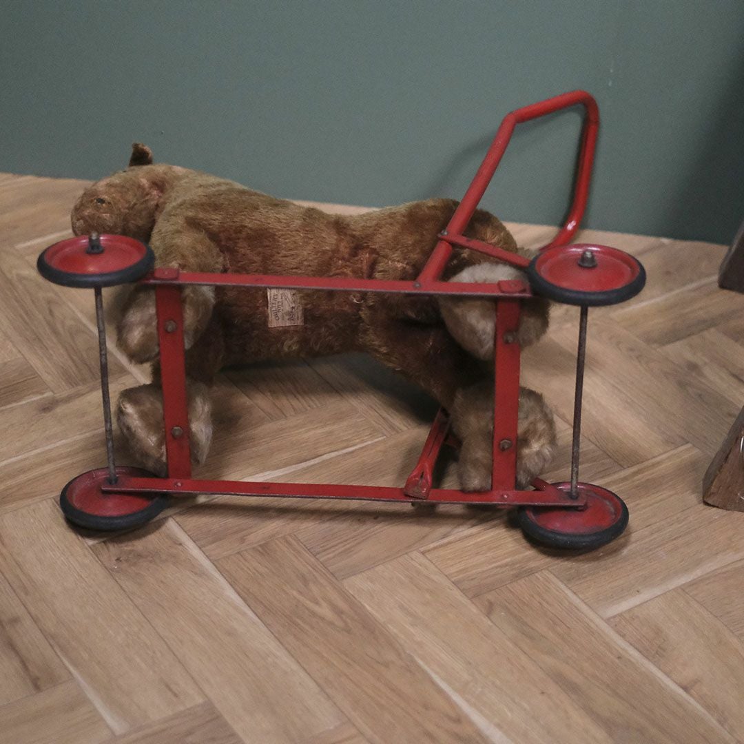アンティーク チャイルドトイホースウォーカー イギリス 仔馬の幼児用手押し車 玩具8
