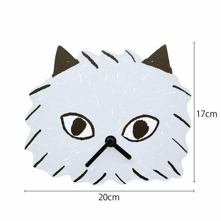 Yamabatosha ねこの壁掛け時計 キャットウォールクロック3
