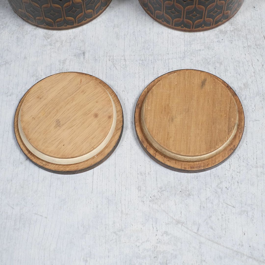 ヴィンテージ ホーンジーキャニスター/HEIRLOOM エアルーム ミッドセンチュリー 陶器の保存容器9