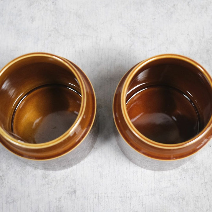 ヴィンテージ ホーンジーキャニスター/HEIRLOOM エアルーム ミッドセンチュリー 陶器の保存容器10