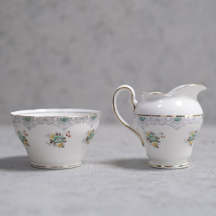 ヴィンテージミルクポット&シュガーボウルセット SIDONIA SALISBURY 「Salisbury Sidonia Bone China」11