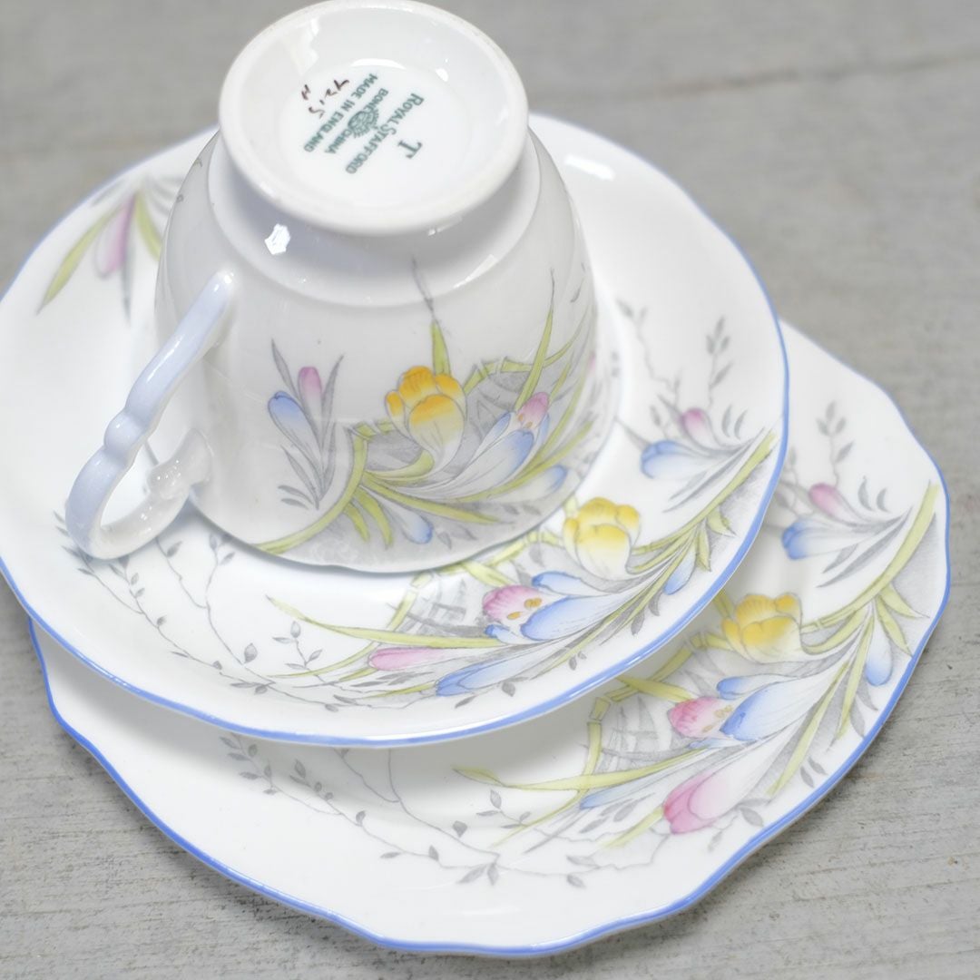 アンティークティーカップ6陶器 ROYAL STAFFORD ロイヤルスタッフォード6