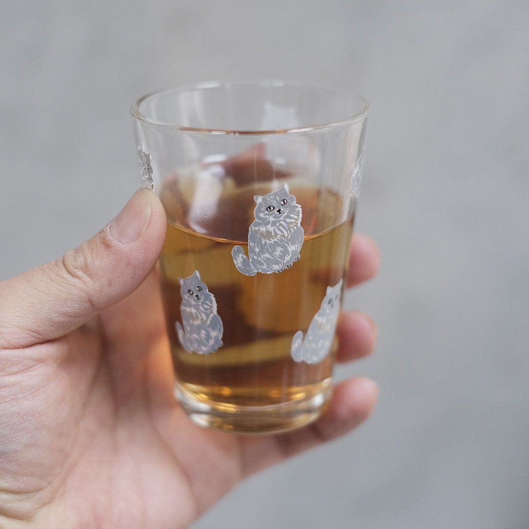 松尾ミユキ ねこデザインの小さなグラス コップ9