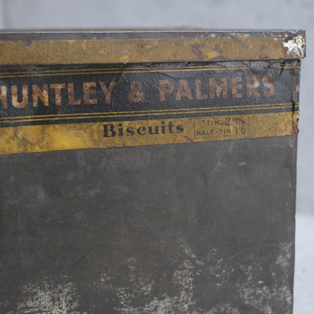 アンティーク ビスケットティンボックス イギリス HUNTLEY&PALMERS BISCUITS
