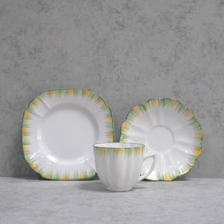 アンティーク ティーカップトリオ アールデコ イギリス MELBA BONE CHINA メルバ3