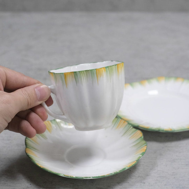 アンティーク ティーカップトリオ アールデコ イギリス MELBA BONE CHINA メルバ6