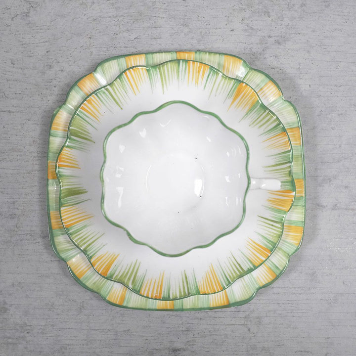 アンティーク ティーカップトリオ アールデコ イギリス MELBA BONE CHINA メルバ7