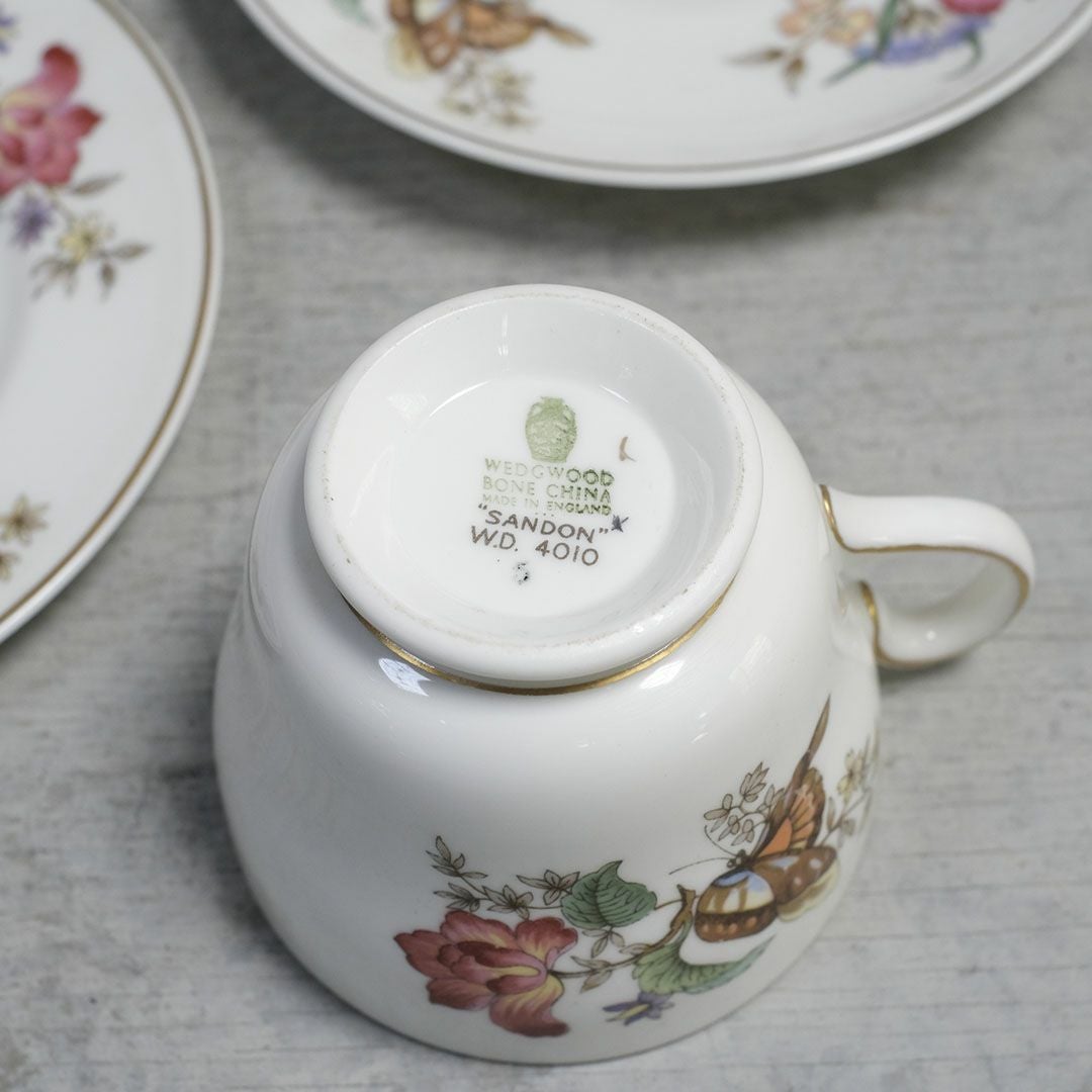 ヴィンテージティーカップ&ソーサトリオWEDGWOOD ウェッジウッド99