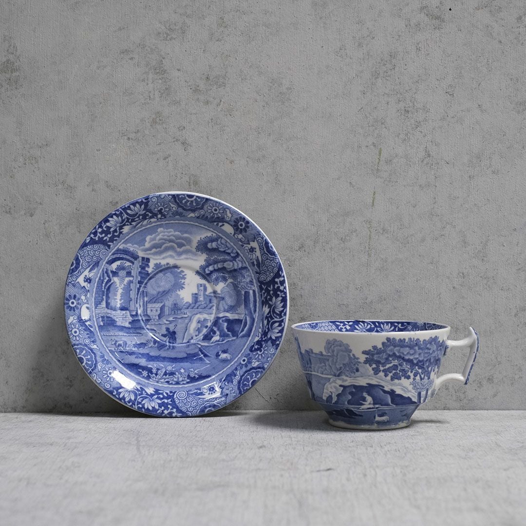 アンティークティーカップ&ソーサー SPODE ITALIAN スポード イギリス6