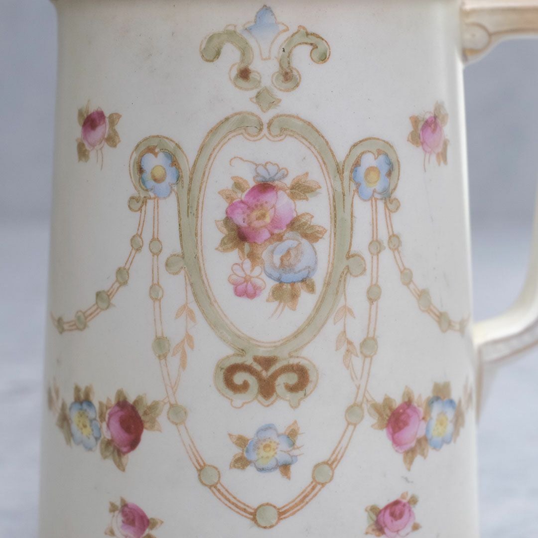 アンティークジャグ イギリス CROWN DEVON(クラウンデボン) 陶器の花瓶 h17.5cm77