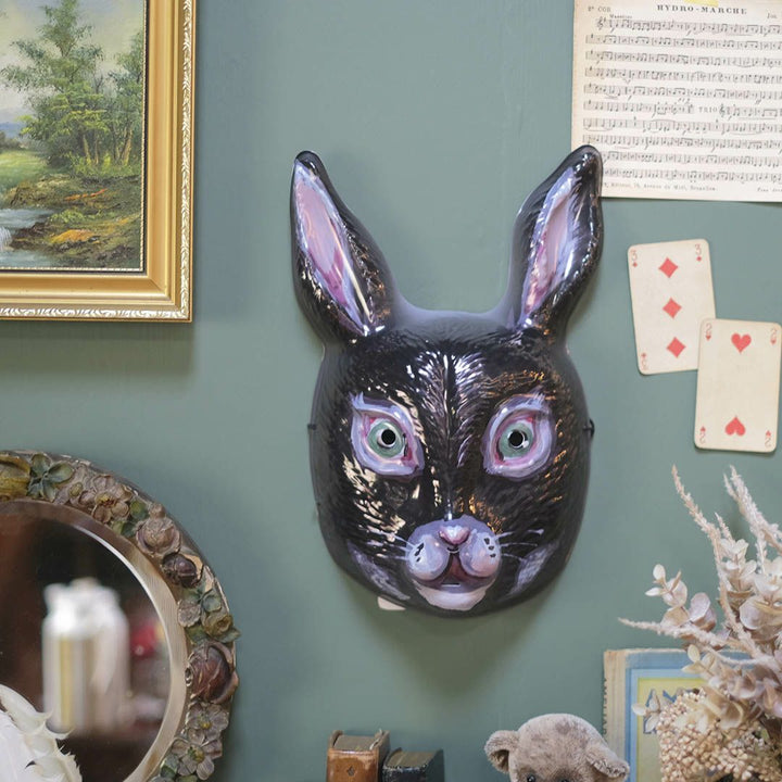 Nathalie Lete(ナタリーレテ) Mask black rabbit 黒うさぎのお面