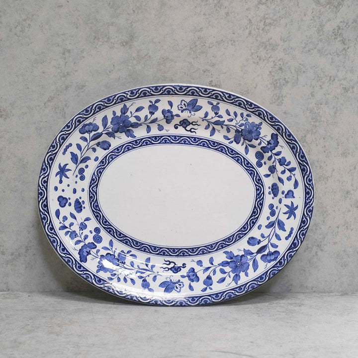 アンティーク皿 Bodley & Son オーバルプレート 大皿 19世紀 オードブルプレート イギリス アンティーク食器1