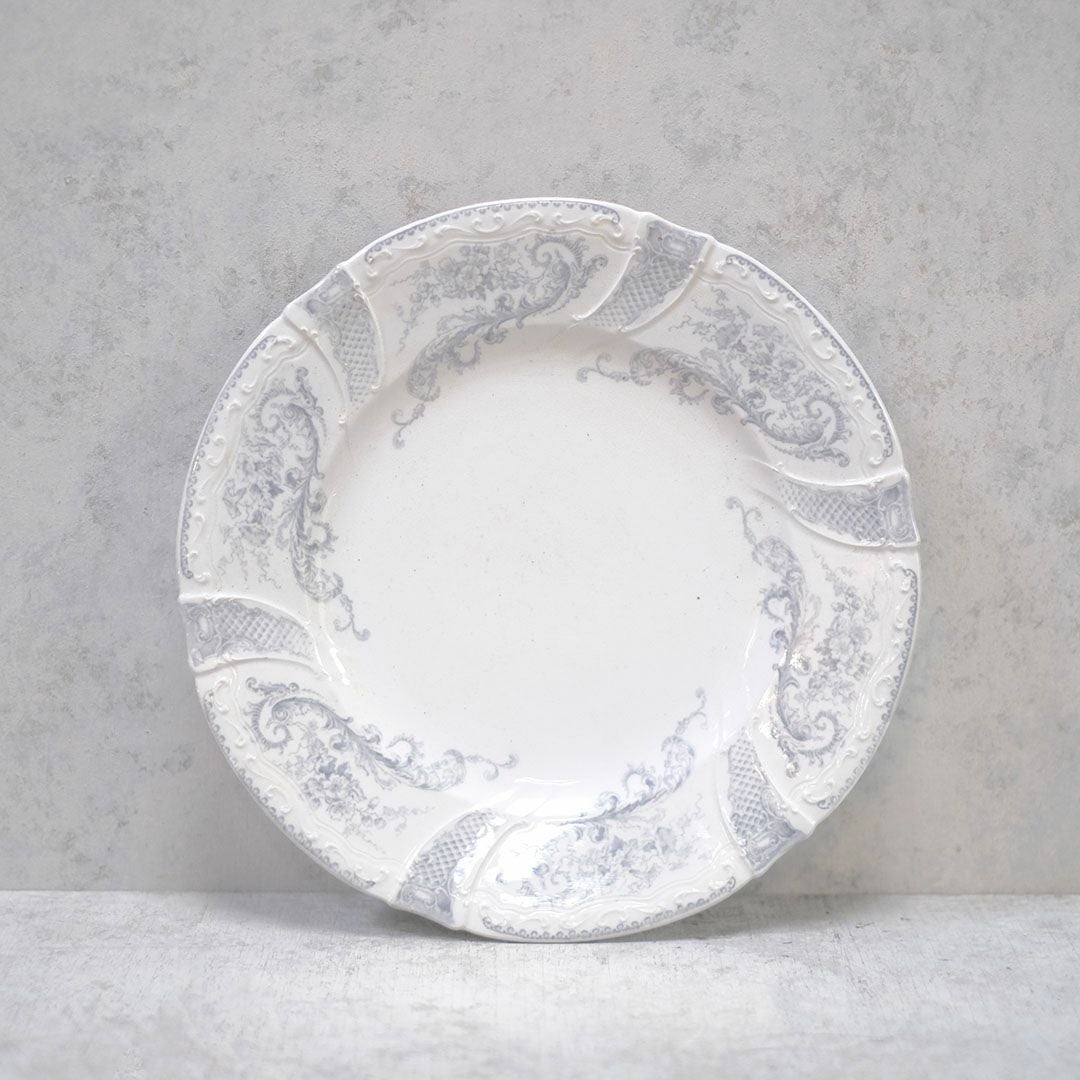 アンティークLONGWY(ロンウィー)ディナーレート フランス 皿 /アンティーク食器　直径25cm11