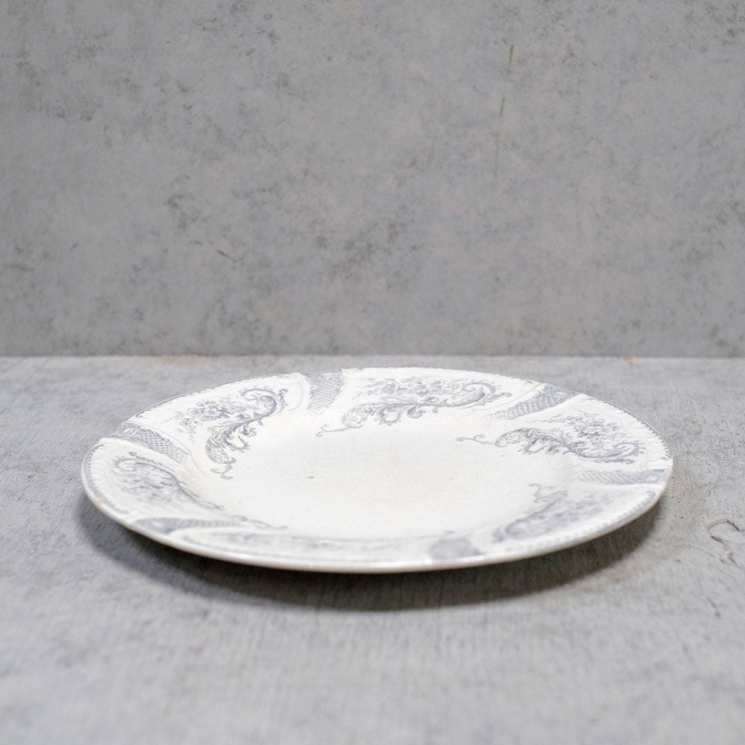 アンティークLONGWY(ロンウィー)ディナーレート フランス 皿 /アンティーク食器　直径25cm33