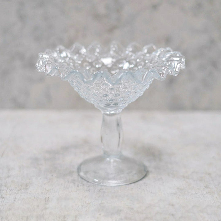 ヴィンテージ ホブネイルコンポート FENTON アメリカ デザートカップ アンティーク食器1