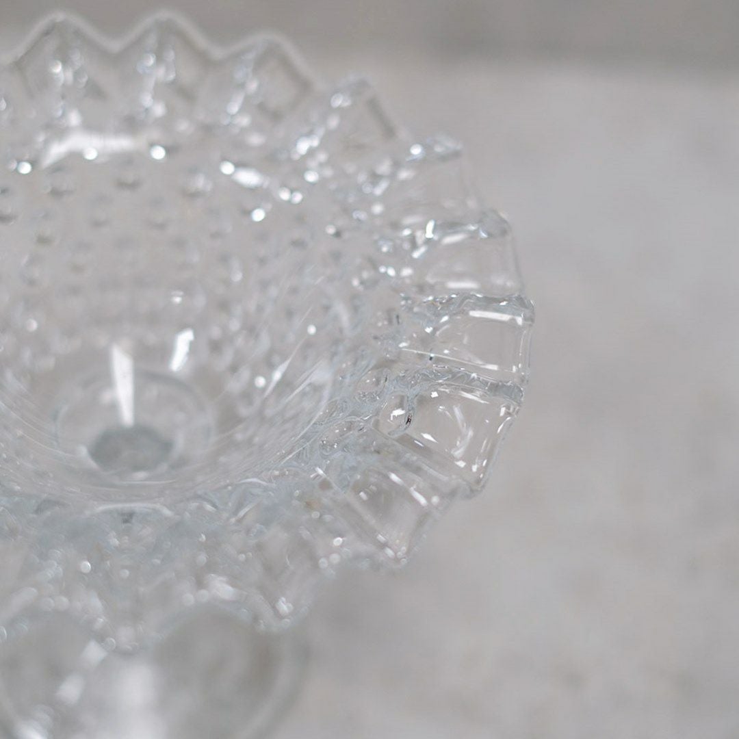 ヴィンテージ ホブネイルコンポート FENTON アメリカ デザートカップ アンティーク食器4