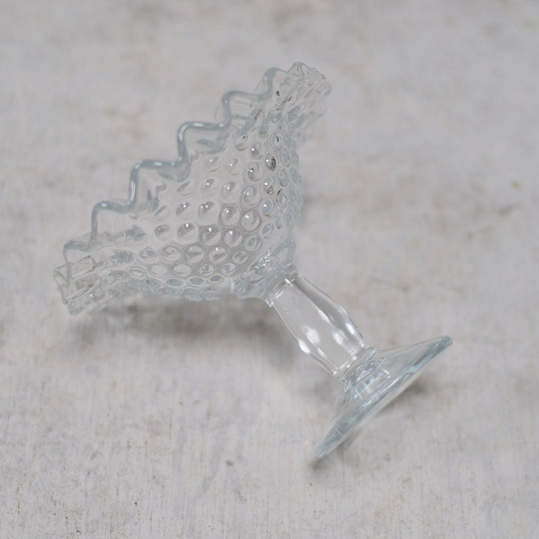 ヴィンテージ ホブネイルコンポート FENTON アメリカ デザートカップ アンティーク食器5