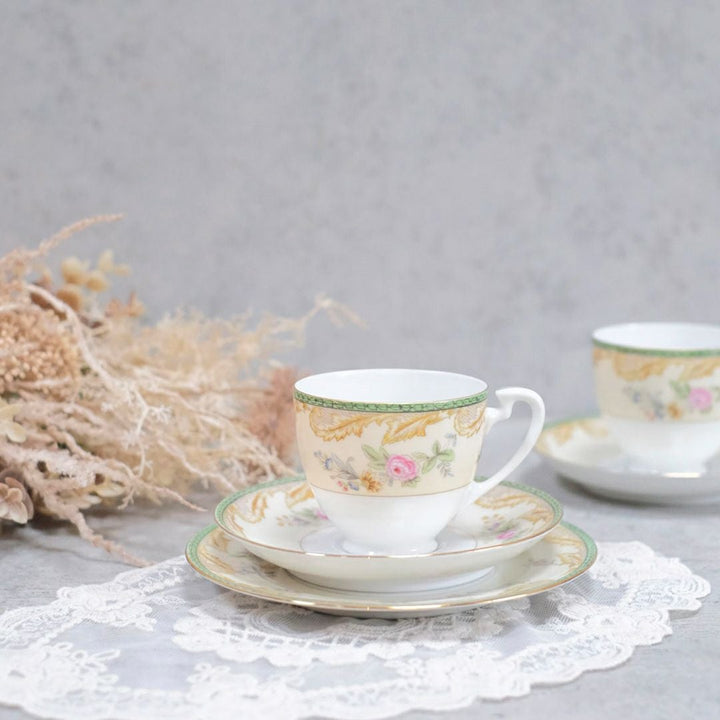 ヴィンテージティーカップトリオ Noritake ノリタケ FOREIGN