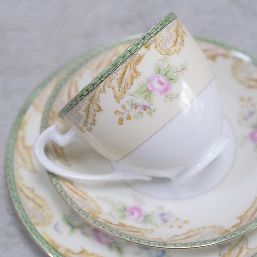 ヴィンテージティーカップトリオ Noritake ノリタケ FOREIGN33