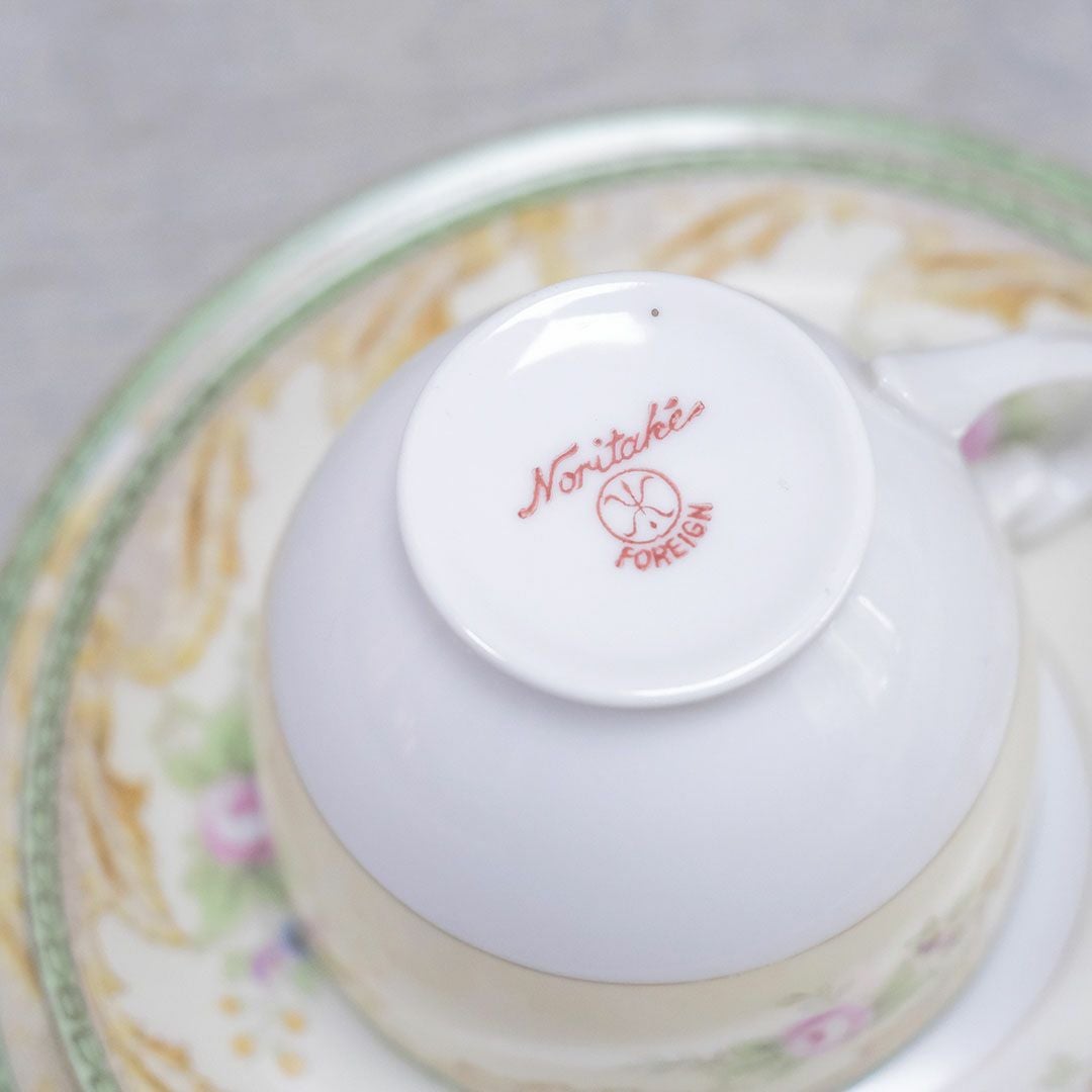 ヴィンテージティーカップトリオ Noritake ノリタケ FOREIGN66
