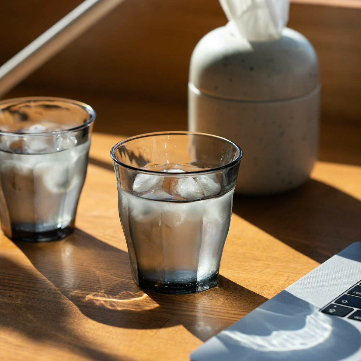 DURALEX(デュラレックス) フランス製 おしゃれカフェ風のピカルディーグラス 250ml/グレイ5