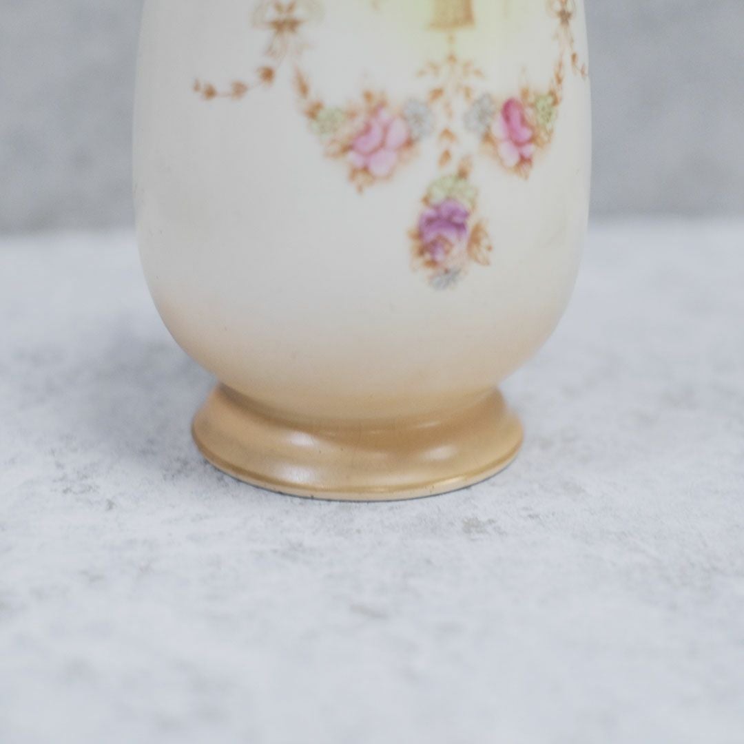 アンティークフラワーベース 花瓶 イギリス CROWN DEVON 陶器の花瓶44