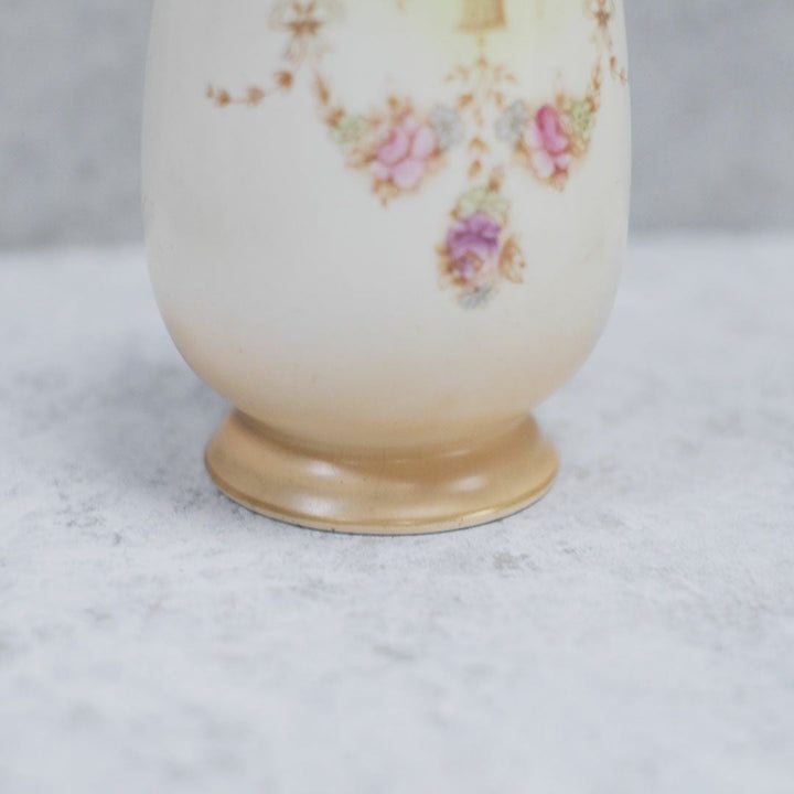 アンティークフラワーベース 花瓶 イギリス CROWN DEVON 陶器の花瓶44