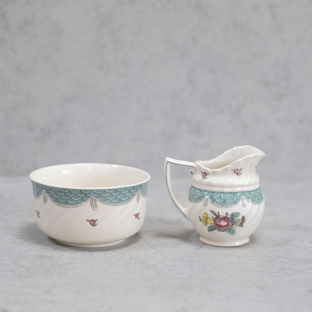 アンティーク ROYAL DOULTON ロイヤルドルトン  ミルクジャグ シュガーボウルイギリス2