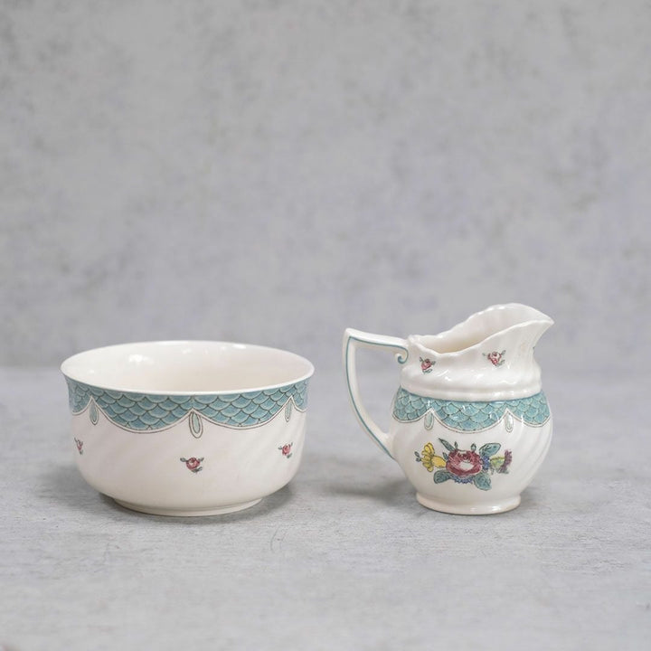 アンティーク ROYAL DOULTON ロイヤルドルトン  ミルクジャグ シュガーボウルイギリス2