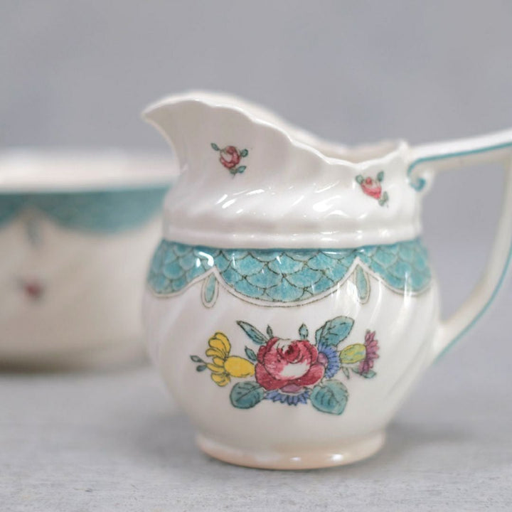 アンティーク ROYAL DOULTON ロイヤルドルトン  ミルクジャグ シュガーボウルイギリス3