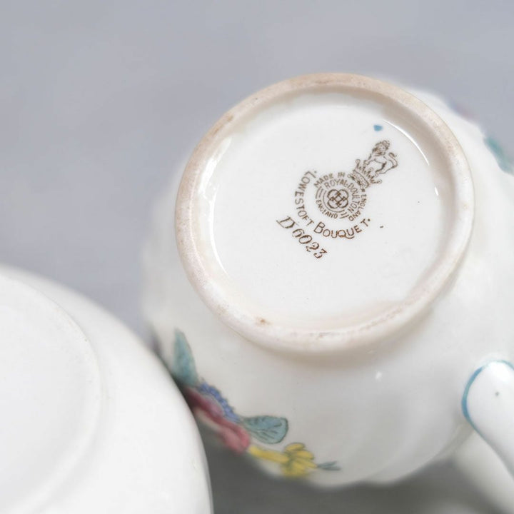 アンティーク ROYAL DOULTON ロイヤルドルトン  ミルクジャグ シュガーボウルイギリス10