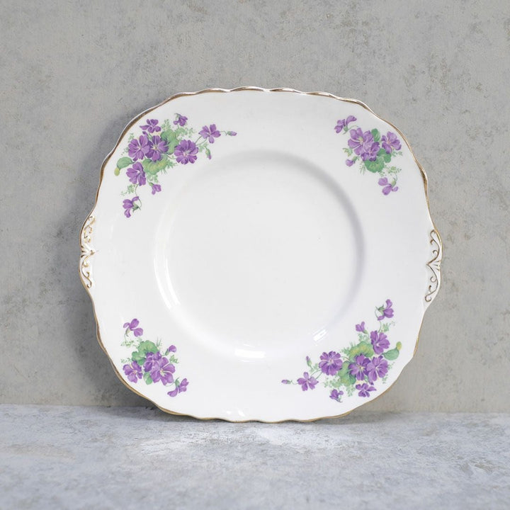 アンティーク B&Bプレート colclough(コルクラフ) バイオレット 菫 イギリス アンティーク食器1