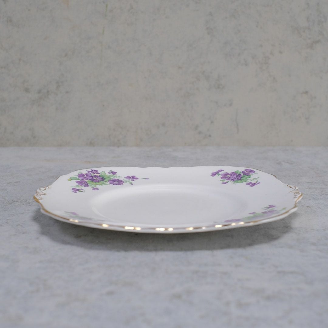 アンティーク B&Bプレート colclough(コルクラフ) バイオレット 菫 イギリス アンティーク食器2
